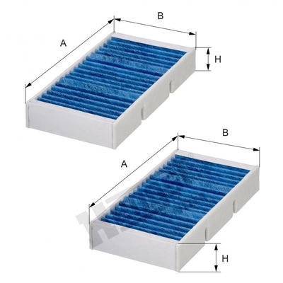 HENGST FILTER - E3909LB2 - Biofunctional Cabin Filter pa2