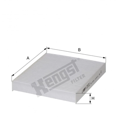 HENGST FILTER - E3973LI - Cabin Air Pollen Filter pa2