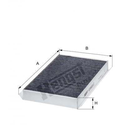 HENGST FILTER - E3982LC - Cabin Air Carbon Filter pa2