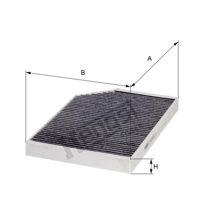 HENGST FILTER - E4979LC - Cabin Air Carbon Filter pa2