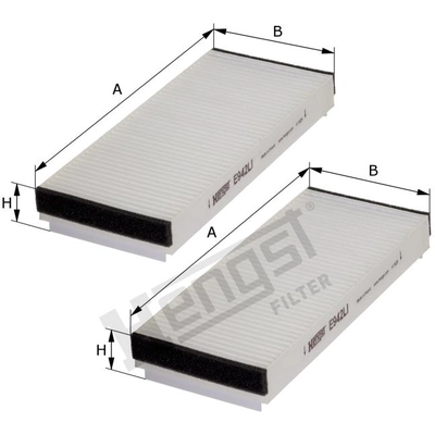 HENGST FILTER - E942LI2 - Cabin Air Pollen Filter pa2