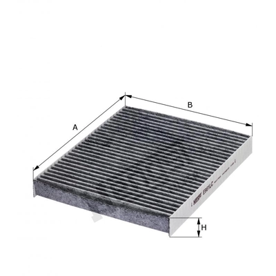 HENGST FILTER - E961LC - Cabin Air Carbon Filter pa2