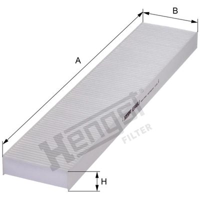 HENGST FILTER - E968LI - Cabin Air Pollen Filter pa2