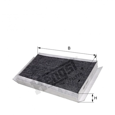 HENGST FILTER - E989LC - Cabin Air Carbon Filter pa2