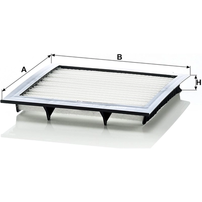 Cabin Air Filter by MANN-FILTER - CU1009 pa3