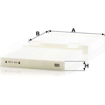 MANN-FILTER - CU19-004 - Filtre d'habitacle pa3