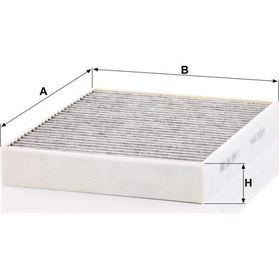 MANN-FILTER - CUK2847/1 - Cabin Air Filter pa5