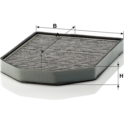 Cabin Air Filter by MANN-FILTER - CUK2949-2 pa3