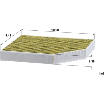 MANN-FILTER - FP2450 - Cabin Air Filter pa5