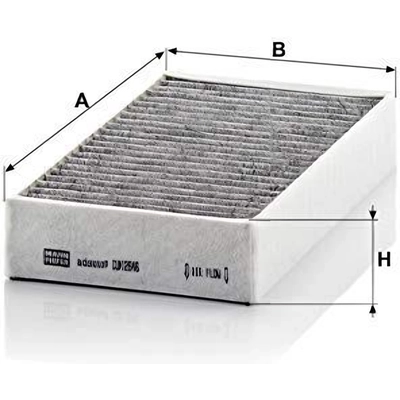 MANN-FILTER - CUK2646-2 - Cabin Air Filter pa4