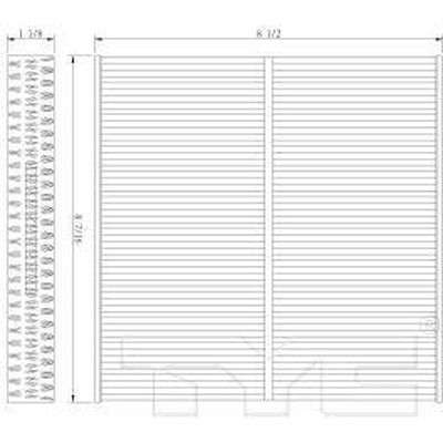 Cabin Air Filter by TYC - 800154C pa3