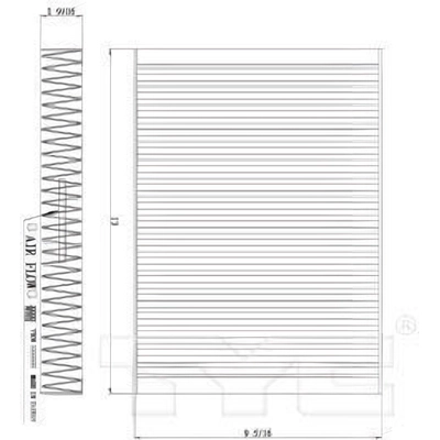 Cabin Air Filter by TYC - 800204C pa7