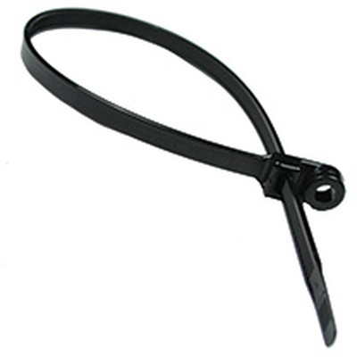 PICO OF CANADA - 7072-0-PK - 8" 50 LB Mount Tab Cable Tie - UV Black pa1
