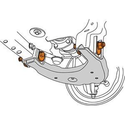 MEVOTECH - MS86064 - Ensemble de Boulon D'Alignement pa4