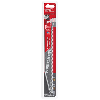 MILWAUKEE - 48-00-5342 - Carbide Teeth for Pruning & Clean Wood Sawzall Blade pa1