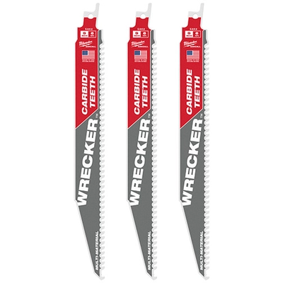 MILWAUKEE - 48-00-5342 - Carbide Teeth for Pruning & Clean Wood Sawzall Blade pa2