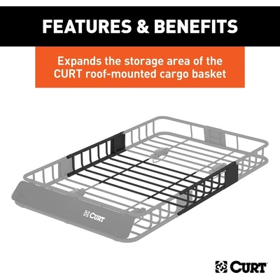 Cargo Rack Extension by CURT MANUFACTURING - 18117 pa9