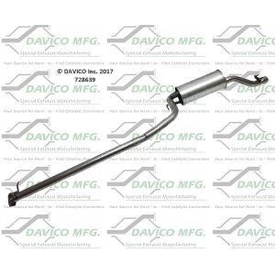 Center Exhaust Pipe by DAVICO - 728639 pa1