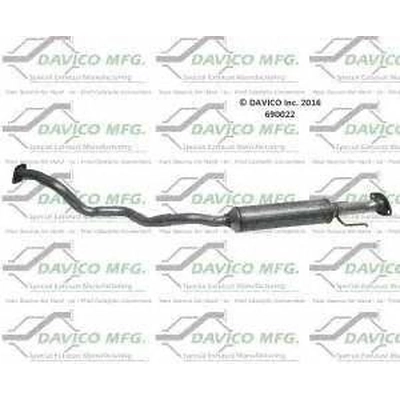 Center Muffler by DAVICO - 690022 pa2
