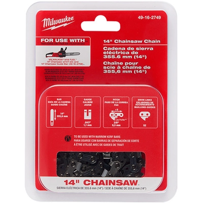 MILWAUKEE - 49-16-2749 - 14" Chainsaw Chain pa1