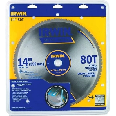 IRWIN - 4935559 - 80T Metal Cutting Ferrous Steel Circular Saw Blade 14" pa1