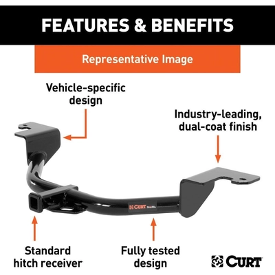 Class 1 Receiver Hitch by CURT MANUFACTURING - 11408 pa6