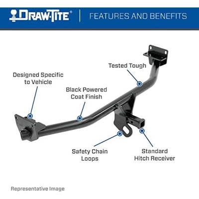 Class 1 Receiver Hitch by DRAW-TITE - 24815 pa7