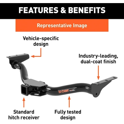 CURT MANUFACTURING - 13449 - Class 3 - Rear Trailer Receiver Hitch pa2