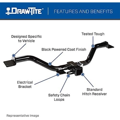 Class 3 And 4 Hitch/Receiver by DRAW-TITE - 75540 pa5