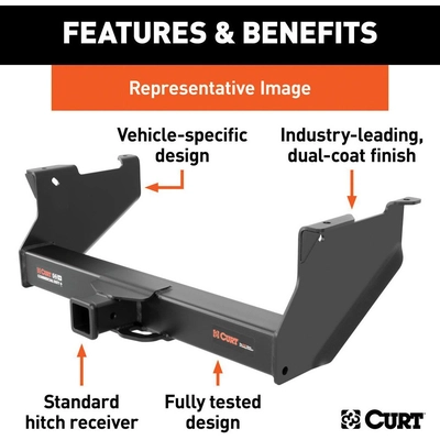 CURT MANUFACTURING - 15804 - Class 5 - Rear Trailer Receiver Hitch pa2