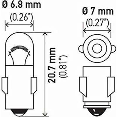 Clock Light by HELLA - 3898TB pa6