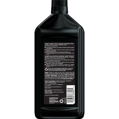 CASTROL - 00675-49 - Clutch Hydraulic System Fluid Transmax ATF+4®, 946ML (Pack of 12) pa12