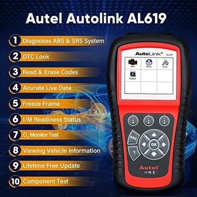 Code Reader and Diagnostic Tools by AUTEL - AL619 pa9