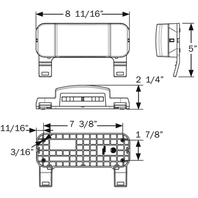 Combination Tail Light by OPTRONICS - RVSTLB0061 pa2