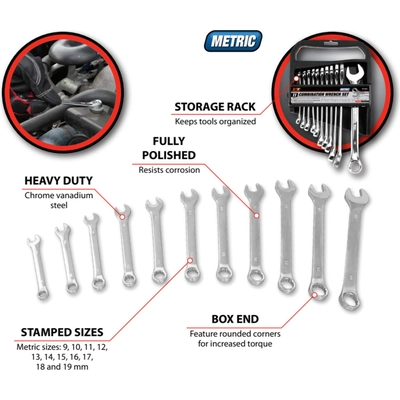 Combination Wrench by PERFORMANCE TOOL - W1062 pa2