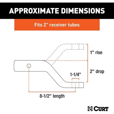 Commercial Duty Ball Mount by CURT MANUFACTURING - 45340 pa6