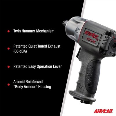 AIRCAT PNEUMATIC TOOLS - 1375XL - Composite Impact Wrench pa3
