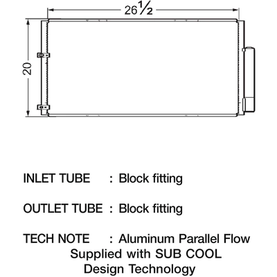 Condenser by CSF - 10408 pa2