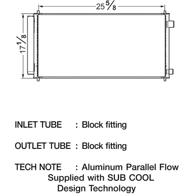 Condenser by CSF - 10503 pa2