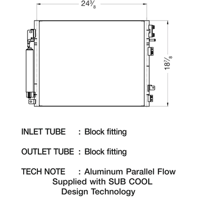 Condenser by CSF - 10585 pa2