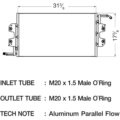 Condenser by CSF - 10631 pa1