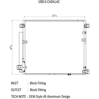 CSF - 10813 - A/C Condenser pa2