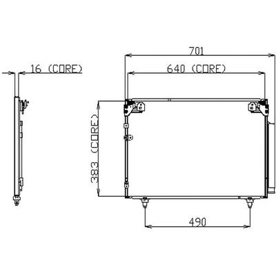 Condenser by DENSO - 477-0576 pa6