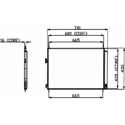 Condenser by DENSO - 477-0600 pa3