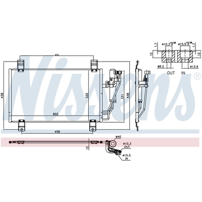 Condenser Drier Assembly by NISSENS - 940725 pa1