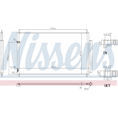 Condenser Drier Assembly by NISSENS - 940842 pa2