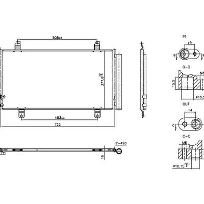 NISSENS - 940865 - A/C Condenser pa1