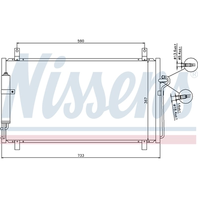 Condenser Drier Assembly by NISSENS - 94935 pa1