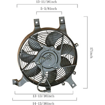 Condenser Fan Assembly by AGILITY - 6029139 pa2