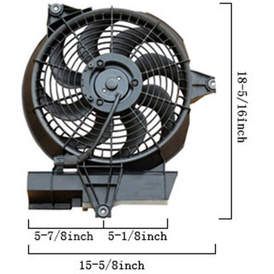 APDI - 6020109 - A/C Condenser Fan Assembly pa1